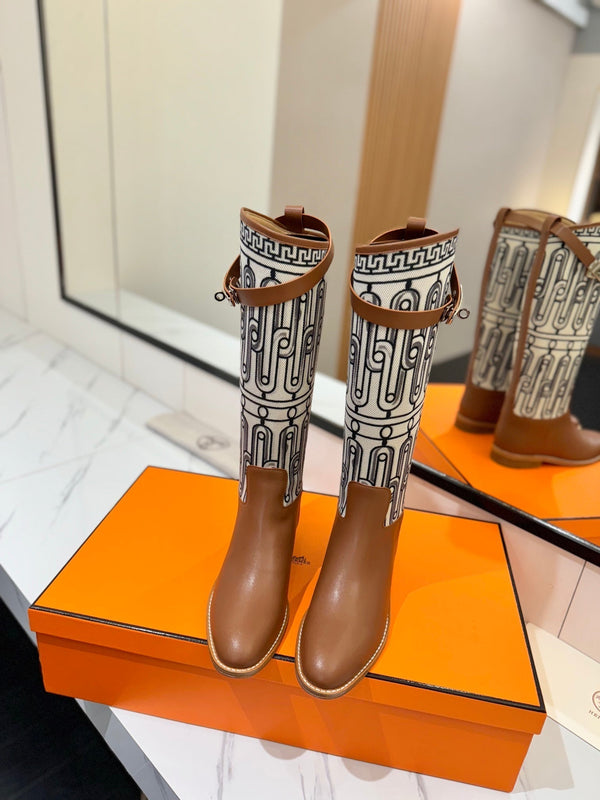 HM Jumping Boot 20mm In Brown Cowhide 992373