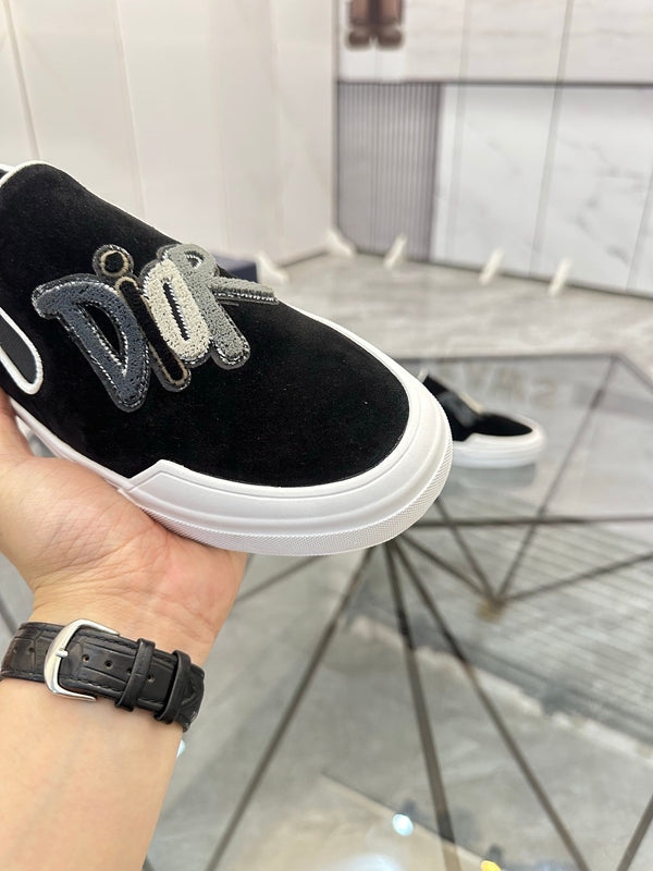 CD Slip on Loafer Black Suede 639466