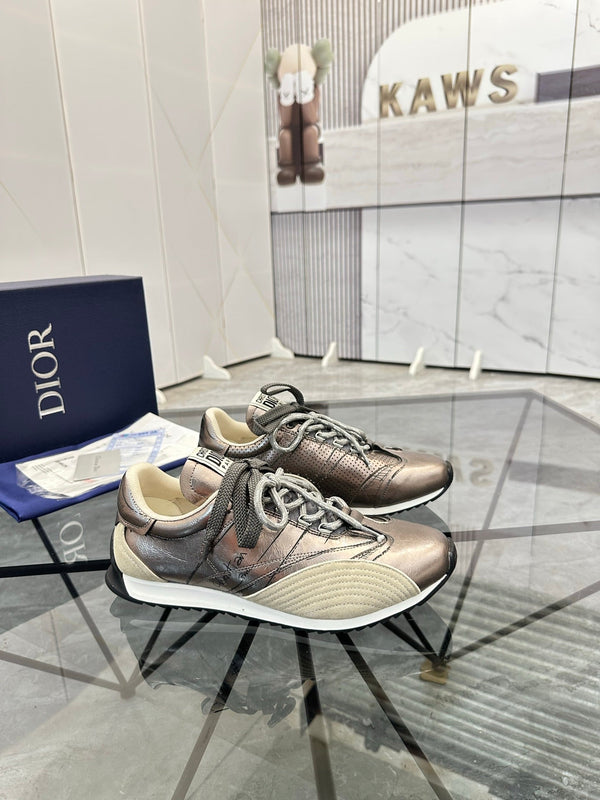 CD D-Sketch Sneaker in pelle nabuk oro rosa 647980