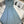 CD 25 Denim Sleeveless Dress Navy Blue and Blue Cotton
