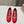 PRA SATIN BALLERINAS CRIMSON