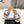 LYMPIA MULE IN TRIOMPHE JACQUARD WOOLLEN FABRIC White Black Caro