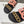 EXTRA SANDAL BLACK MIX PEACH MIX MOSS CALFSKIN