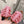 ALAIA PEARL MARY JANE SHOES IN DARK PINK MESH AND CALFSKIN