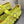 ALAIA PEARL MARY JANE SHOES IN NEON YELLOW MESH AND CALFSKIN