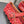 SCARPE MARY JANE ALAIA PEARL IN RETE ROSSO CILIEGIA E PELLE DI VITELLO