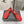 SCARPE MARY JANE ALAIA PEARL IN RETE ROSSO CILIEGIA E PELLE DI VITELLO