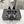 ALAIA PEARL MARY JANE SHOES BLACK MIX WHITE LAMBSKIN