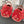 ALAIA PEARL MARY JANE SHOES IN ROSE RED LAMBSKIN