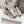 CD Vibe Sneaker White Mix Grey Gold Polyester Mesh Fabric And Cowhide