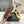 Alaila Biker Ballet Flats In Light Yellow Cowhide 911436