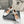 Alaila Biker Ballet Flats In White Cowhide 911438