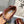 Alaila Biker Ballet Flats In Brown Red Cowhide 911440