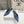 CELINE 25C Slingback Flat Demin Blue Fabric 236746