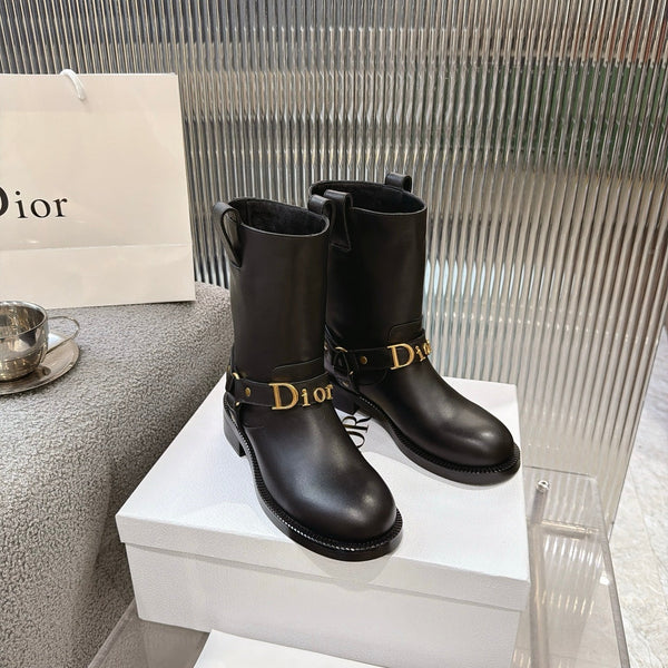 CD 26s Bolt Ankle Boot Black Calfskin 924109