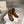 CD 26s Bolt Ankle Boot Brown Black Ribbed Knit Suede 924106
