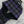 CD 25 Halter-neck Backless Dress Purple Black Wool Fabric