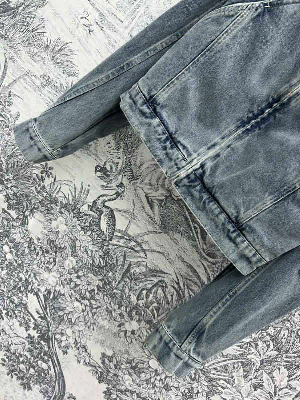 Fendi 25 Denim Jacket Blue Cotton