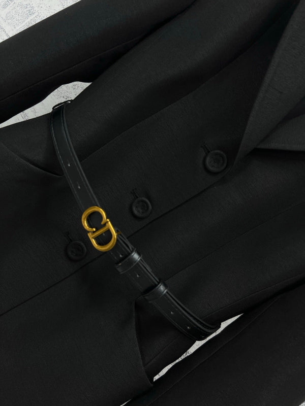 CD 25 Suit Black Polyester
