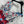 LV 25 Retro Floral Pattern Suspender Flower Dress Red Poliester