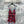 LV 25 Retro Floral Pattern Suspender Flower Dress Red Poliester