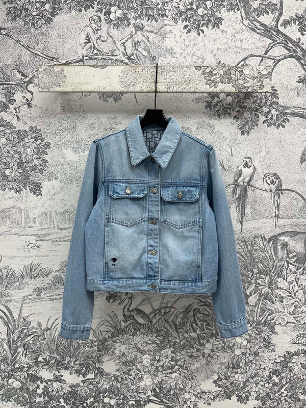 CD 25 Denim Jacket Light Blue Cotton