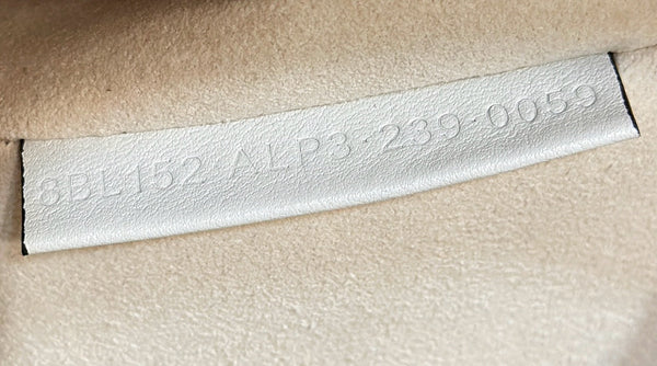 BORSA FENDI 27 IN PELLE DI VITELLO BIANCA CON FERRAMENTA ORO