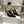 décolleté cd slingback 95 nere con nastro in cotone ricamato