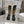 CD D-Major Boot Taupe Mix Black Calfskin And Denim Fabric