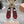 Miu Sneaker with Logo Maroon Red Demin Fabric 235311