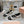 Miu 25C Mary Jane Flat Beige Gray Mix Black Fabric 235370