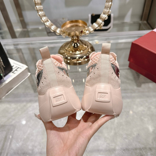 Viv 25 Diamond Sneaker Pink Cowhide Original Imported 235357