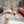 Viv 25 Square Buckle Platform White Red Cowhide 262979
