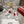 Viv 25 Square Buckle Platform White Red Cowhide 262979
