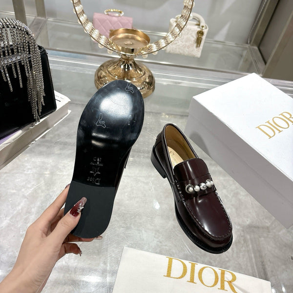 CD 25 Loafers Chocolate Brown Patent Leather 306931