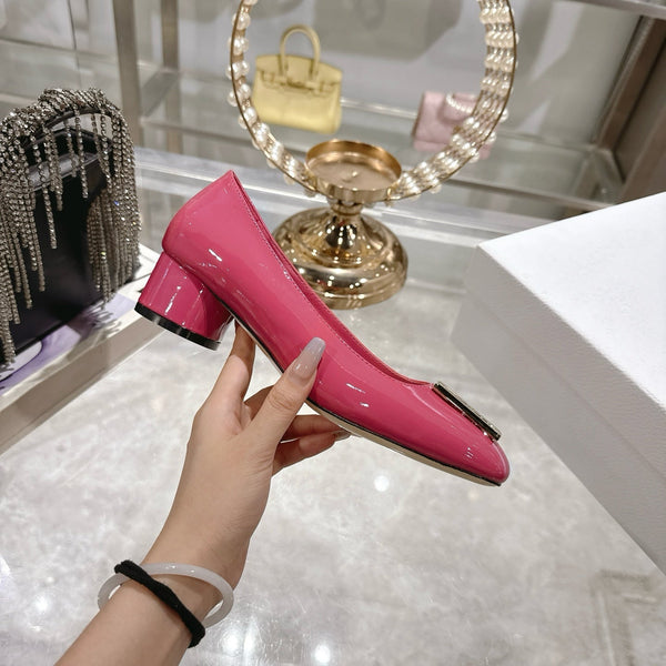 CD 25 Pump Heel Height 3cm Pink Patent Leather 393411