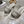 CD 26 Embroidered Sandals 45mm Gray White Canvas 592239