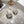 Sandales brodées CC 26 Toile Gris Blanc 592243