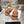 Celine 26s Triomphe Slide Tan Brown Sheepskin 679830