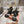 Miu 26s Ballerinas Beige Black Canvas Leather 679790