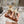 Miu 26s Ballerinas Beige Brown Canvas Leather 679791