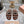 Miu Crochet Sandals Brown White Woven 751360