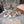 Miu Crochet Ballerinas Cream Red Wool Leather 901741
