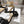 CD J'Adior Sandals Black Canvas Leather 901714