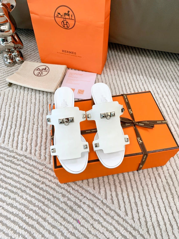 Sandalo HM Invincible 50 in pelle di agnello bianca 963262