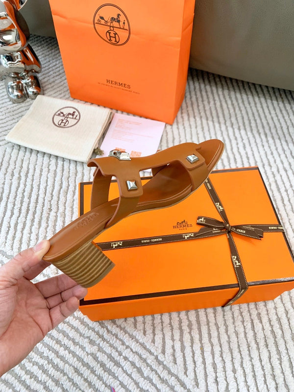 Sandalo HM Invincible 50 in pelle di agnello marrone 963263