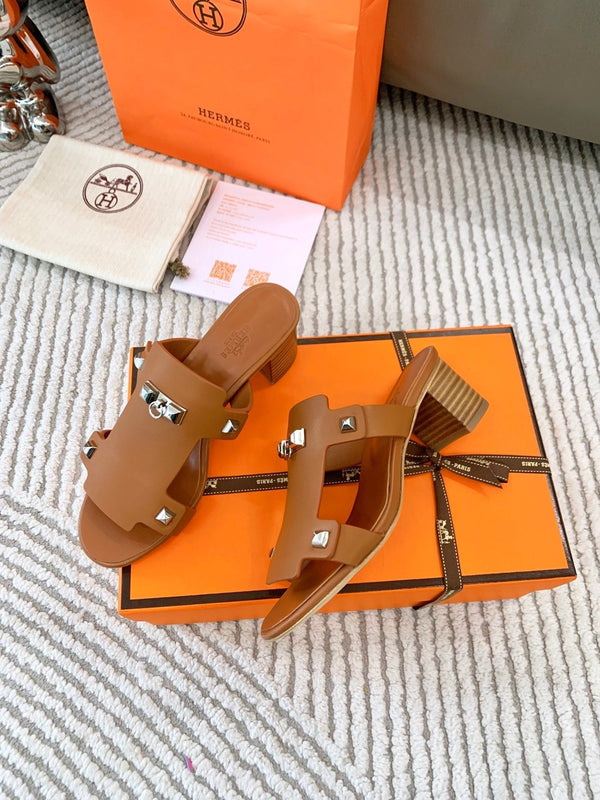 Sandalo HM Invincible 50 in pelle di agnello marrone 963263