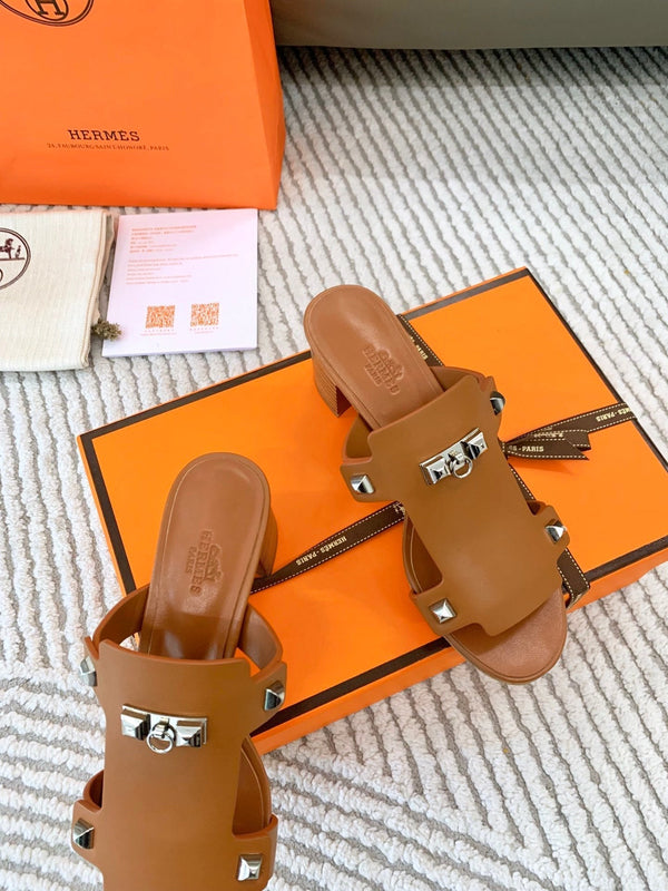 Sandalo HM Invincible 50 in pelle di agnello marrone 963263