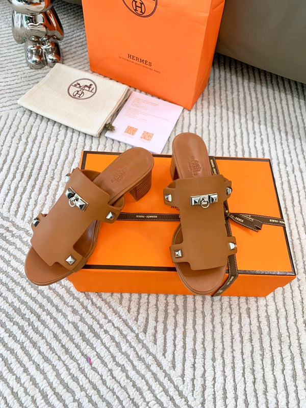 Sandalo HM Invincible 50 in pelle di agnello marrone 963263