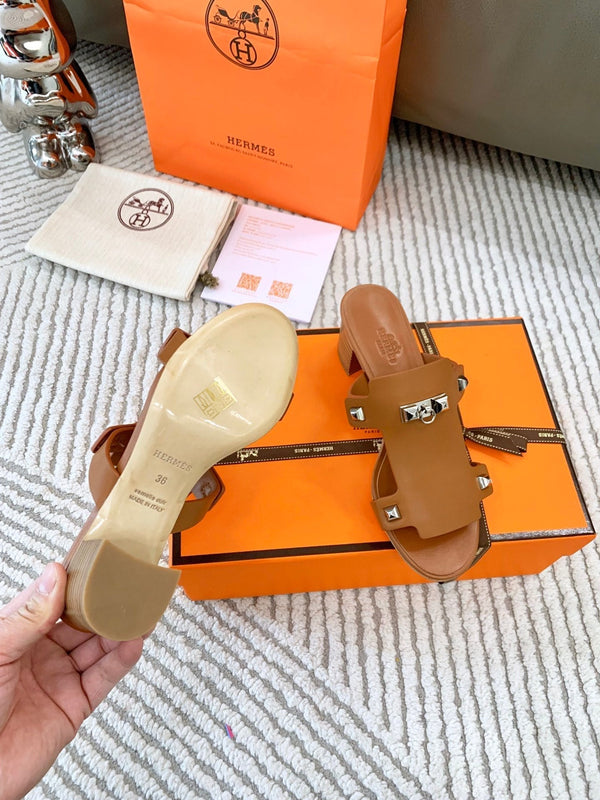 Sandalo HM Invincible 50 in pelle di agnello marrone 963263